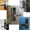 thumbnail image 6 of X5 Biometric Fingerprint Security Intelligent Tuya Smart APP Password Electronic Door Lock Built-in Eight Language Voices ,Security Locking, 6 of 6