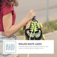 thumbnail image 2 of Luxshiny 1 Paire de Lacets Plats Bleus pour Patins à Roulettes en Polyester Durable pour Usage Quotidien, 2 of 8