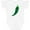 AA-White, variant on Inktastic Green Chili Pepper Kawaii Boys or Girls Baby Bodysuit