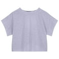 thumbnail image 3 of FYDUU Kids Girls Loose Casual Short Sleeve Fitness T Shirt Backless Top 2025 Backless Yoga Sports Short Running T Shirt Adorable Clothes 13-14 Years, 3 of 7