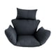 thumbnail image 2 of Cojín para silla de huevo Cojín de asiento Cómodo de instalar Accesorios Almohadilla para silla para Negro, 2 of 9