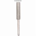 thumbnail image 2 of 20 Pieces Diamond Chainsaw Sharpener, Diamond Chainsaw Sharpener Burr Sharpening Stone for Chainsaws Stone File for Chainsaws 5.5mm (Silver), 2 of 5