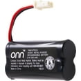 onn. Cordless Phone Battery, 2.4v 550mAh, Black, 100009993