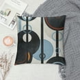 thumbnail image 2 of Wuche  Gray Blue Modern Abstract Geometric Throw Pillow Covers  Decorative Cushion Pillow Cases Square Pillowcases for Bed Sofa Multiple specifications&nbsp;, 2 of 5