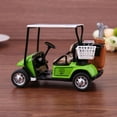 thumbnail image 3 of 1 36 Scale Alloy Pull Back Model Car High Simulation Golf Cart Toy(Yellow), 3 of 6
