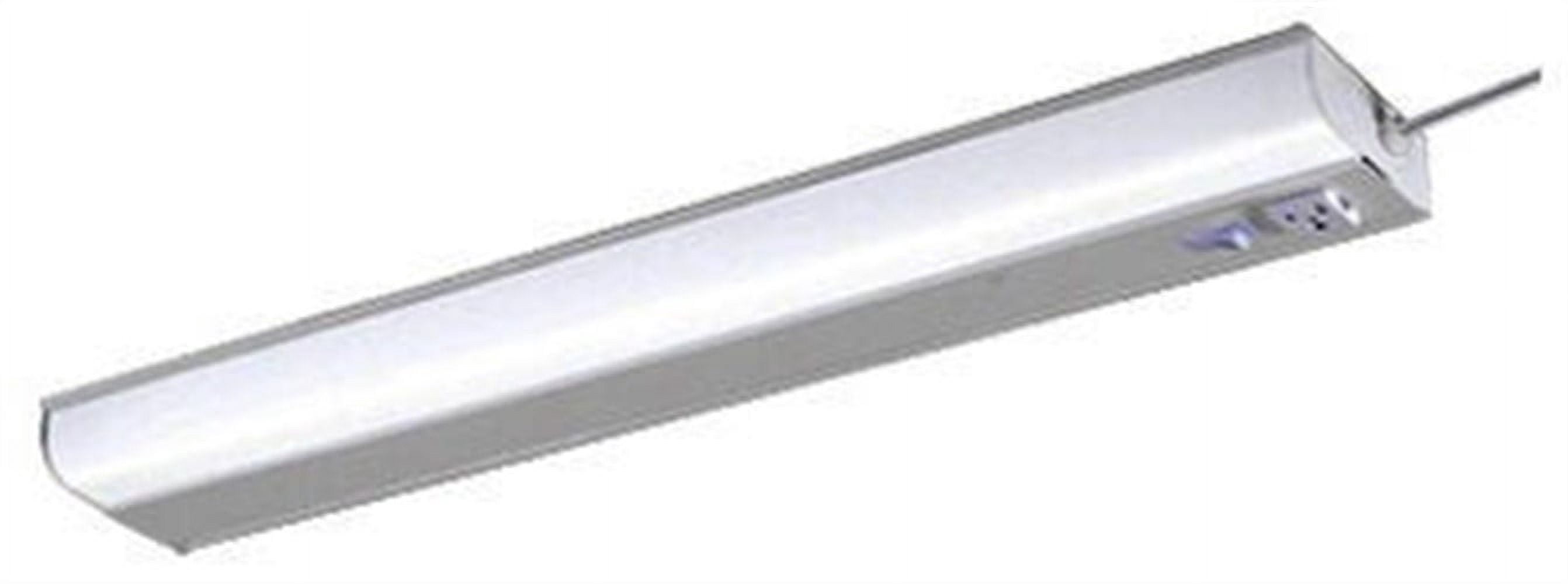 Good Earth Lighting Plug-In Under Cabinet Fluorescent Bar Light G9124P-T8-WH-I - 25W White — Home & Garage Storage, Stackable Design