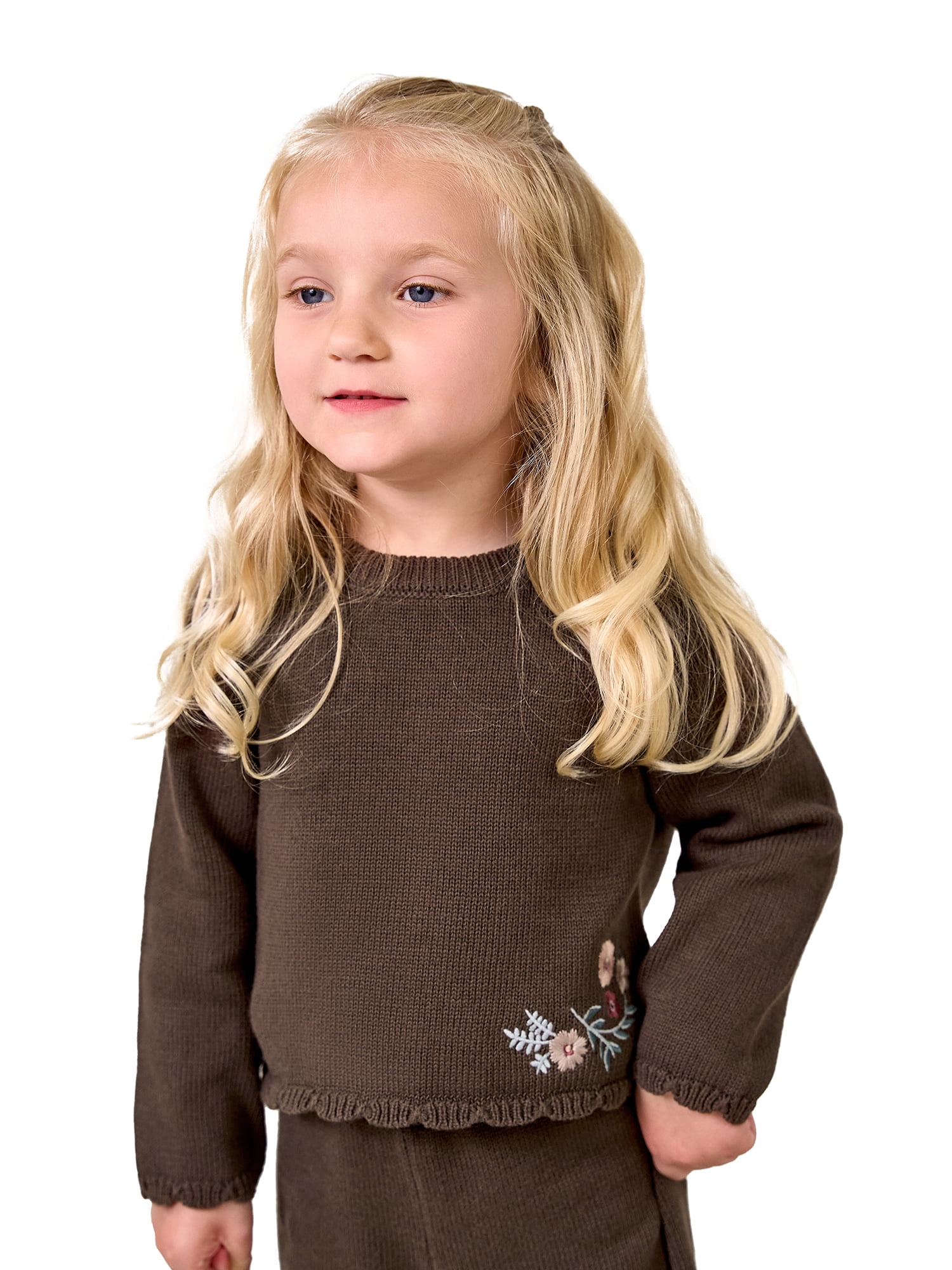 Modern Moments by Gerber Toddler Girl Novelty Embroidered Outfit Set, Sizes 12 Months - 5T