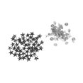 thumbnail image 4 of Maytalsory 50 Set DIY Star Rivets Snap Studs Alloy Decorative Buttons Garment DIY Black, 4 of 6