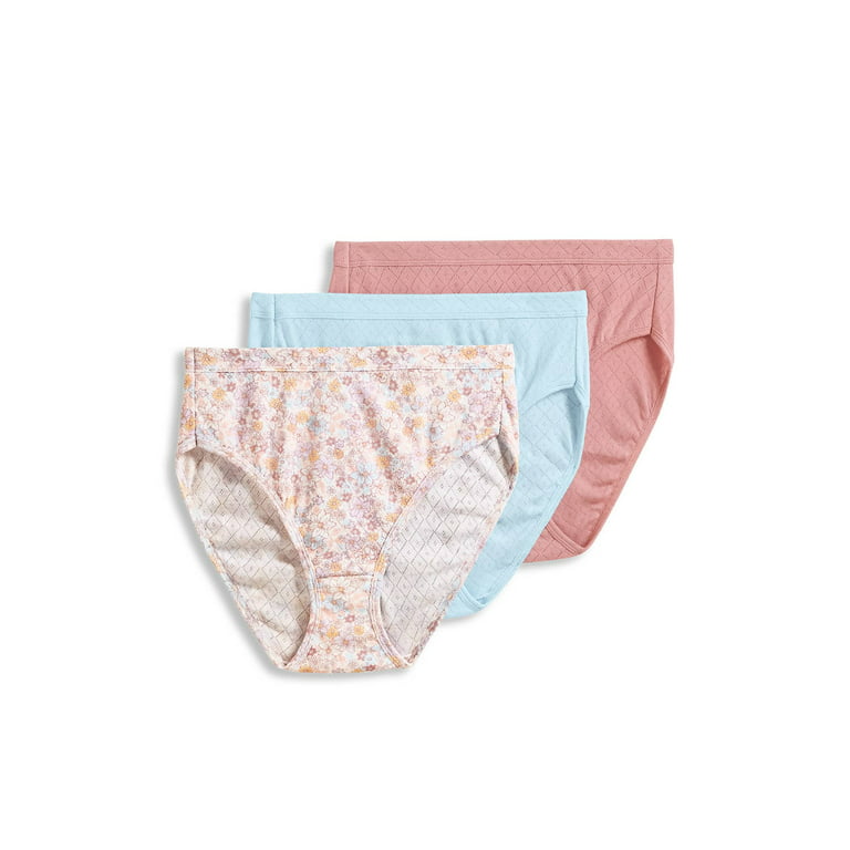 New Jockey Women's sz 9 Underwear Elance Breathe Cotton French Cut