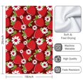 thumbnail image 3 of 2 Pcs Funny Kitchen Towels,Strawberry Plants Fruit Microfiber Dish Towels,Kitchen Tea Towels,Kitchen Towel Set (18" X 26"), 3 of 3
