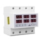 thumbnail image 3 of TOMZN Din Rail 3 Phase Voltage Relay 3P+N Voltmeter Ammeter over and Under Voltage Monitor Relays Pr, 3 of 5