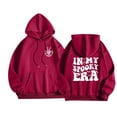 thumbnail image 1 of WEAIXIMIUNG Chandail en Molleton de Maternité Tunique Jour Femme Manches Longues Imprimé Graphique Lettre Sweat à Capuche Pull Blouse, 1 of 6