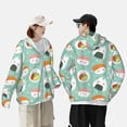 thumbnail image 6 of Xecao Kawaii Sushi for Sun Shirt-A lightweight, hoodie-style long-sleeve UV protection garment designed for other outdoor activities., 6 of 9