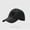 Black, variant on Patch Baseball Cap for Men Ripstop Hook-and-Loop Operator Hat for Outdoor Olive Green Free Size