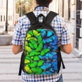 thumbnail image 4 of Lafuoo Multicolored Butterflies Pattern Single-sided Backpack, Waterproof with Computer Compartment, Suitable for Business, Travel, Sports-One Size, 4 of 6