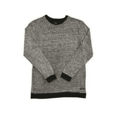 Kenneth Cole Men's Black Marled Long Sleeve Sleep Shirt,( Size XL)