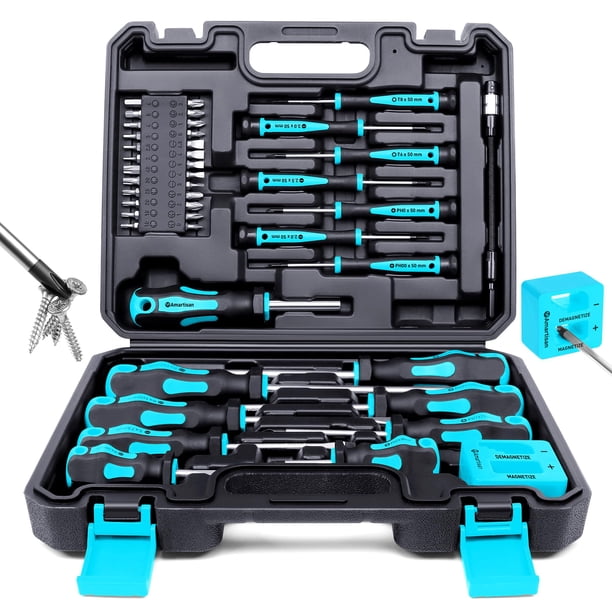 Juego de destornilladores magnéticos Aartisan, kit de precisión de 43 piezas