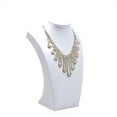 thumbnail image 6 of PU Leather Jewelry Display, Necklace Display Bust Mannequin, Jewelry Bust Display Stands,Jewelry Holder for Necklace, Black/White, 6 of 7