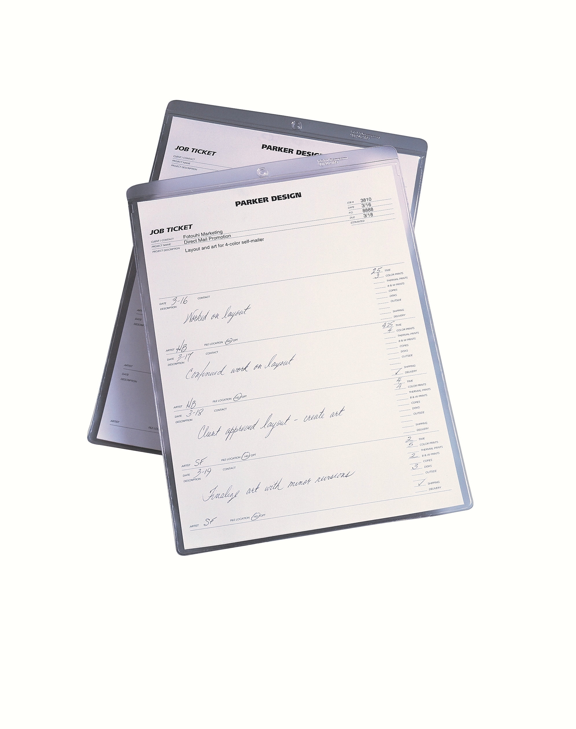Avery Job Ticket Holders, 9" x 12", 10 Holders (75009)