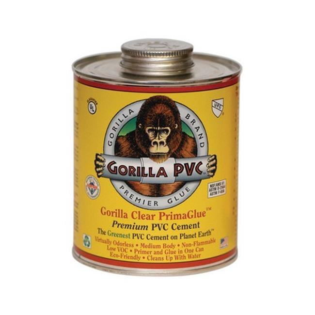 Gorilla R04000 4 oz Clear Low PVC Cement