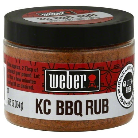 (2 Pack) Weber Rub, KC BBQ (Best Rib Rub And Sauce)