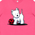 thumbnail image 4 of Inktastic Westie with Ball Youth T-Shirt, 4 of 5