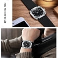 thumbnail image 6 of MINI FOCUS Men Quartz Sport Watches Silicone Band Waterproof Calendar Casual Large Dial Wristwatch Clock, 6 of 9