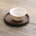 thumbnail image 3 of Gerich Wooden Coaster Cups Placemat Black Walnut Wood Coaster Round Square 8.8*8.8cm, 3 of 6