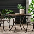 thumbnail image 2 of Shiny Copper Cast Aluminum Outdoor Table For Barbecue Dining In - Perfect Entertaining Spaces, 2 of 2