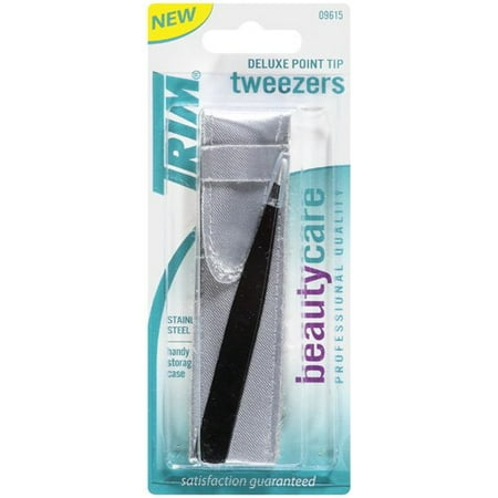 Trim Deluxe Pointed Tweezer With Case