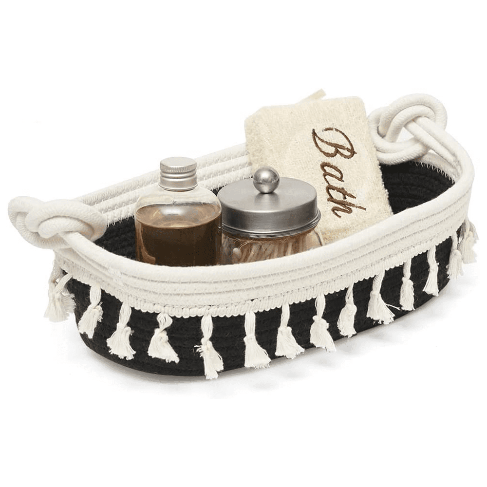 Toilet Paper Baskets Decorative Basket Cotton Rope Woven Basket ...