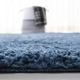 thumbnail image 5 of Safavieh August Shag Collection AUG900N Solid 1.2-inch Thick Area Rug, 6'7" x 6'7" Square, Navy, 5 of 5