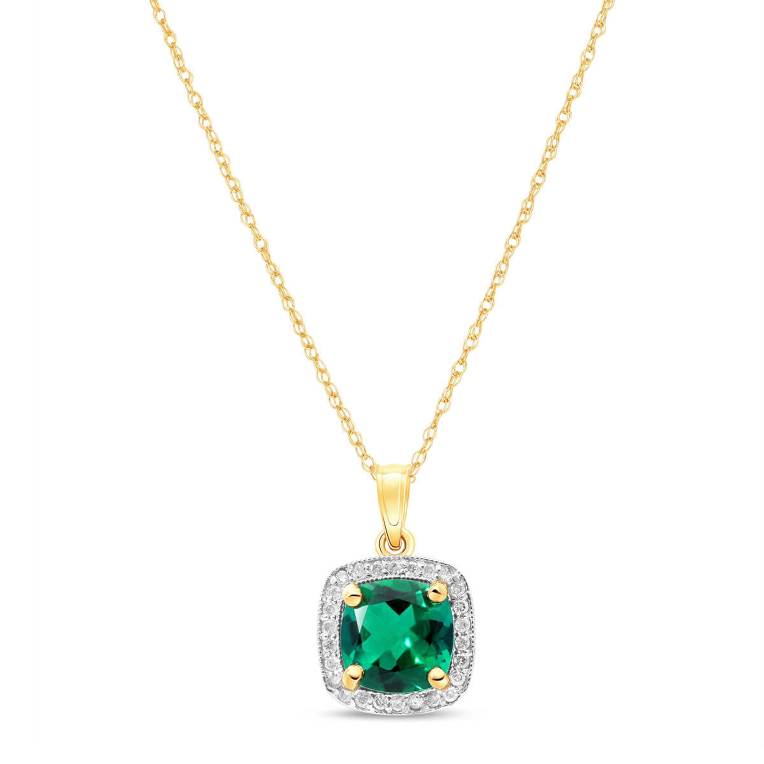 Galaxy Gold 14K Solid Yellow Gold Necklace With Natural Diamonds