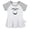 Gray Raglan Dresses, variant on Daddy's Little Caddy Funny Dresses For Baby, Newborn Babies Skirts, Infant Princess Dress, 0-24M Kids Graphic Clothes (White Sleeveless Dresses, 18-24 Months)