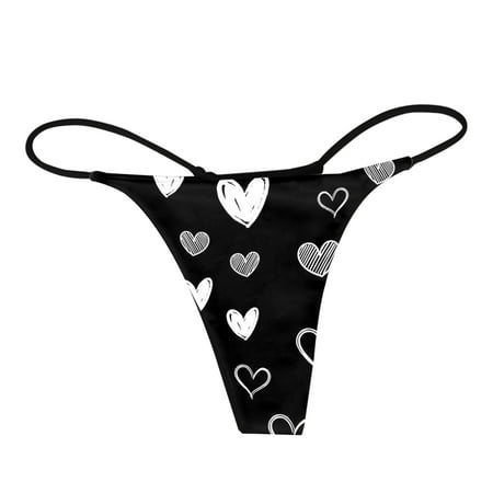 

Womens Seamless Underwear Valentine Day Thongs For Women T Back Panties Low Waisted Stretch Straps Seamless Thongs Underwear Women