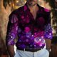 thumbnail image 1 of Camisa hawaiana de moda de primavera y verano 2024 para hombre, nueva camisa con solapa abotonada y diseño floral, suave y cómoda, para uso diario al aire libre, para hombre, talla grande, 1 of 6