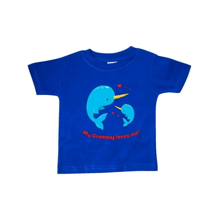

Inktastic My Grammy Loves Me Gift Baby Boy or Baby Girl T-Shirt