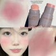 thumbnail image 3 of Summer Savings Xihbxyly Double Head Sponge Powder Blusher Lip And Cheek Dual-use Matte Natural Rouge Powder Blusher Stick Expansion Color Holiday Gift Finder, 3 of 3