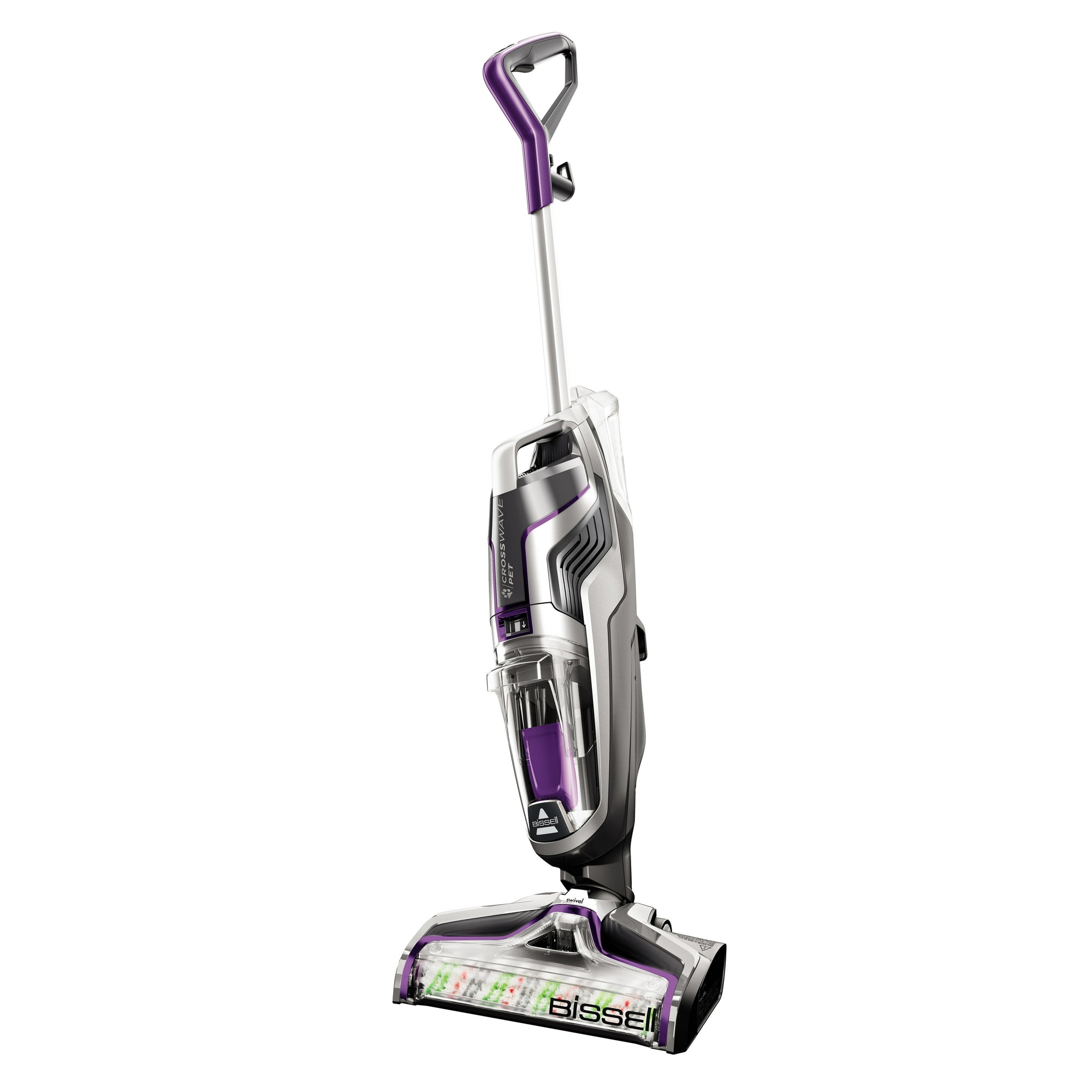 Bissell 2328 Corded Electric, Wet/Dry Vacuum Cleaner for Multi-Surface Silver, Crosswave Pet, Brush Roll, Febreze Formula (8 oz)