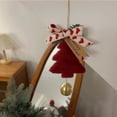 thumbnail image 3 of KYAIGUO Christmas Tree Ornaments Plush Christmas Tree Hanging with Bell Door Tree Hanging Supplies Festive Season Holiday Party Decor, 3 of 8