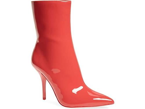 red calvin klein boots