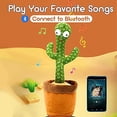 thumbnail image 1 of Juguete de cactus para bailar y hablar, juguetes recargables con Bluetooth imitando repeti MidnightSinging MidnightSinging, 1 of 2