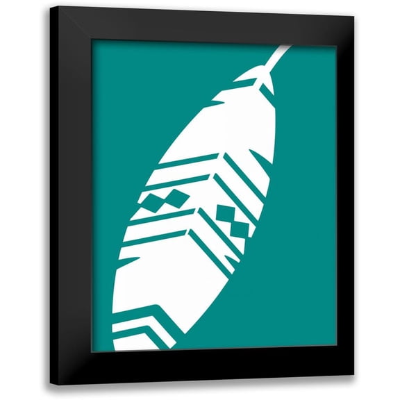 Robinson, Tamara 15x18 Black Modern Framed Museum Art Print Titled - Feather III