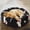 B, variant on Plush Round Pet Bed for Cats or Small Dogs, Mini Medium Sized Dog Cat Bed Self Warming Autumn Winter Indoor Snooze Sleeping Plush Pet Bed
