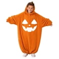 thumbnail image 2 of Grblisyd Pumpkin Halloween Jumpsuits Casual Long Sleeve Loose Onesie Loungewear Soft Cozy Plus Size Pumpkin Sleepwear, 2 of 6