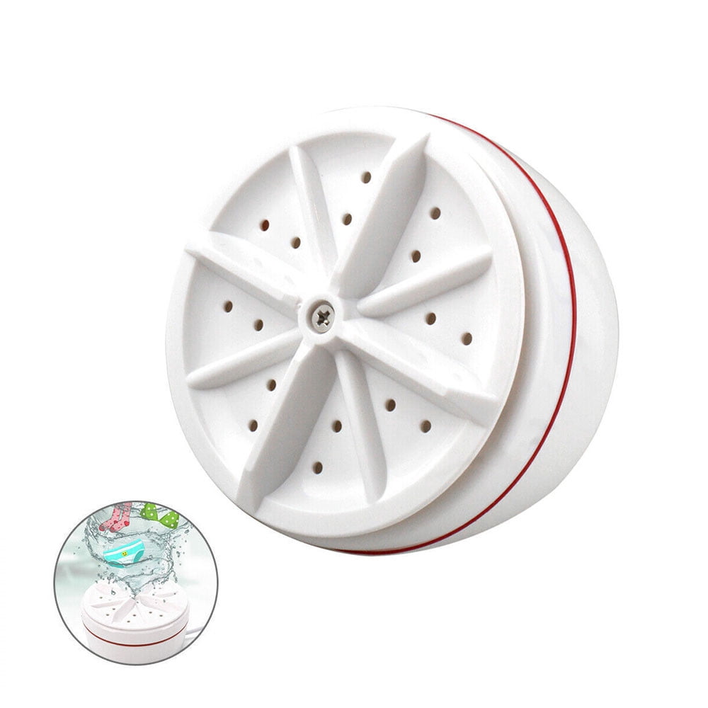 Mini Washing Machine Ultrasonic Turbine Laundry Washer, Portable Electric Automatic Laundry Washer for Personal Laundry Travel Trip