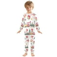 thumbnail image 6 of FORMRS Long Sleeve Top and Pants Pajama Set for Niños 2-Piece Sleepwear, Sizes 18M-8Y, Christmas Penguin, 6 of 6