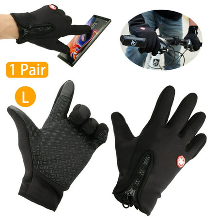 Touchscreen Winter Gloves, Winter Warm Bicycling Cycling Driving Anti-Slip Gloves Running Hiking Climbing Skiing Outdoor Sports for Men and Women