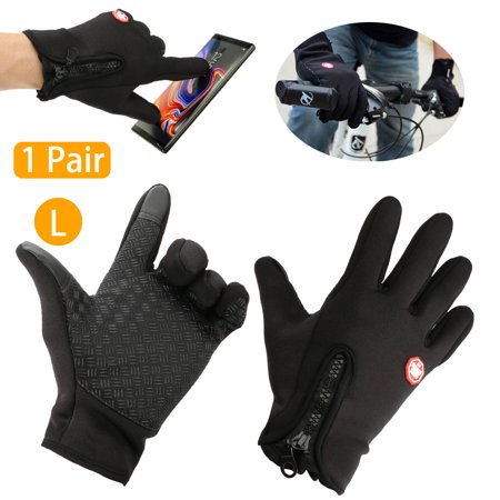Touchscreen Winter Gloves, Winter Warm Bicycling Cycling Driving Anti-Slip Gloves Running Hiking Climbing Skiing Outdoor Sports for Men and Women (Best Warm Base Layer For Skiing)
