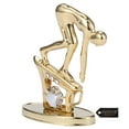 thumbnail image 3 of Matashi  24K Gold Plated Surfer Figurine Embellished with  Crystals, Surfing Gift for Surfer Boys Girls Teens, Trophy, 3 of 5
